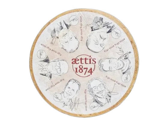 Aettis 1874 — harde kaas uit Emmental (Zäziwil), kanton Bern