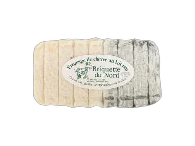 Briquette Domino — geiten- en schapenkaas uit Hauts-de-France