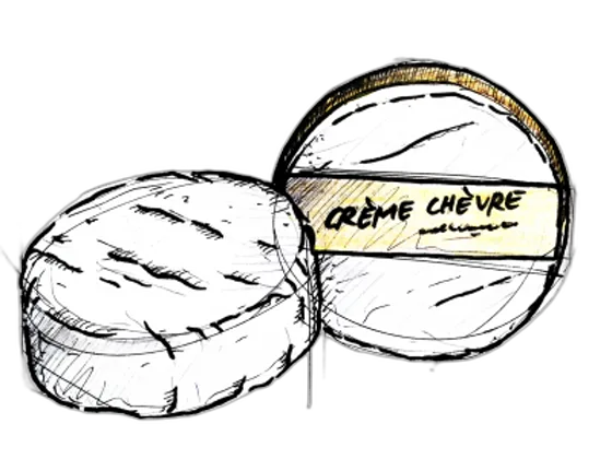 Crème Chèvre — witschimmelkaas uit Emmental (kanton Bern)