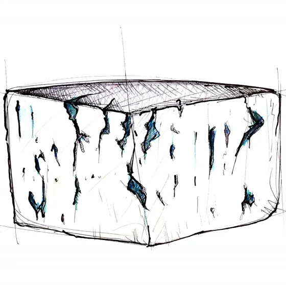 Le Bélé — blauwe kaas uit Emmental (kanton Bern)