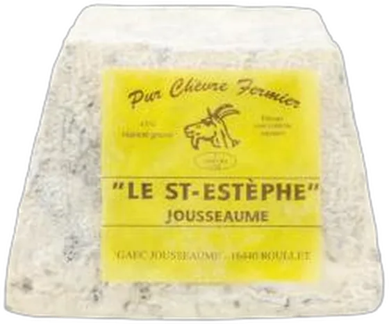 Le St-Estèphe — geiten- en schapenkaas uit Roullet-Saint-Estèphe, Charente (Nouvelle-Aquitaine)