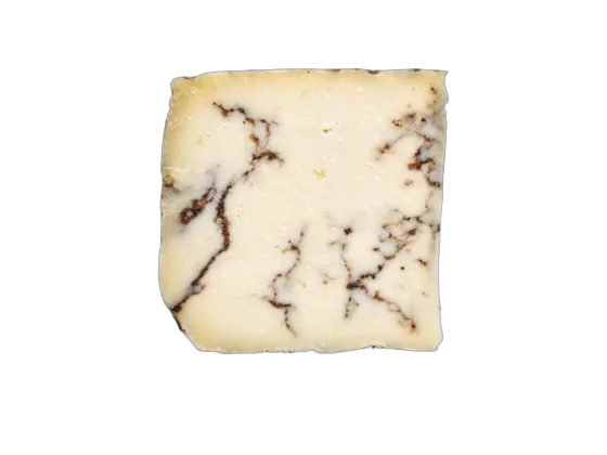Pecorino Moliterno al Tartufo — harde kaas uit Sardinië (producent te Serrenti)