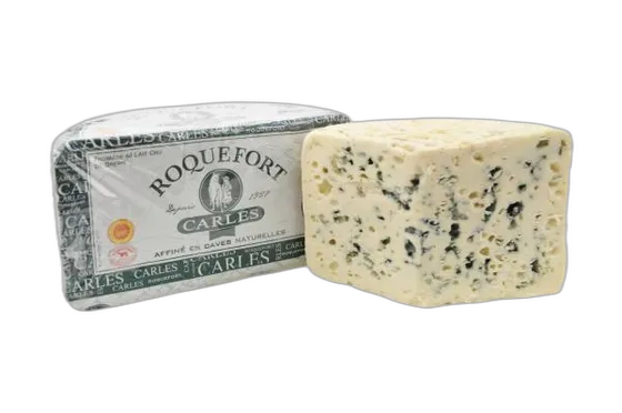 Roquefort Carles — blauwe kaas uit Roquefort-sur-Soulzon (Aveyron)
