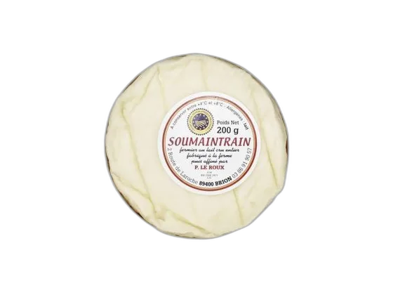 Soumaintrain — gewassen-korstkaas uit Bourgogne (Yonne en Aube, grens met Champagne)