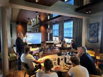 Kaascursus voor de zaal bij restaurant De Fakkels in Sint-Truiden